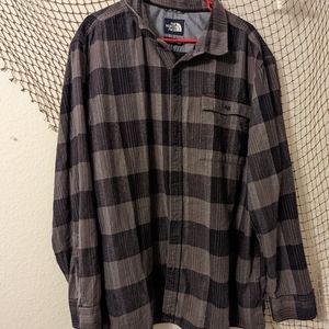 The North Face black / Gray flannel shirt